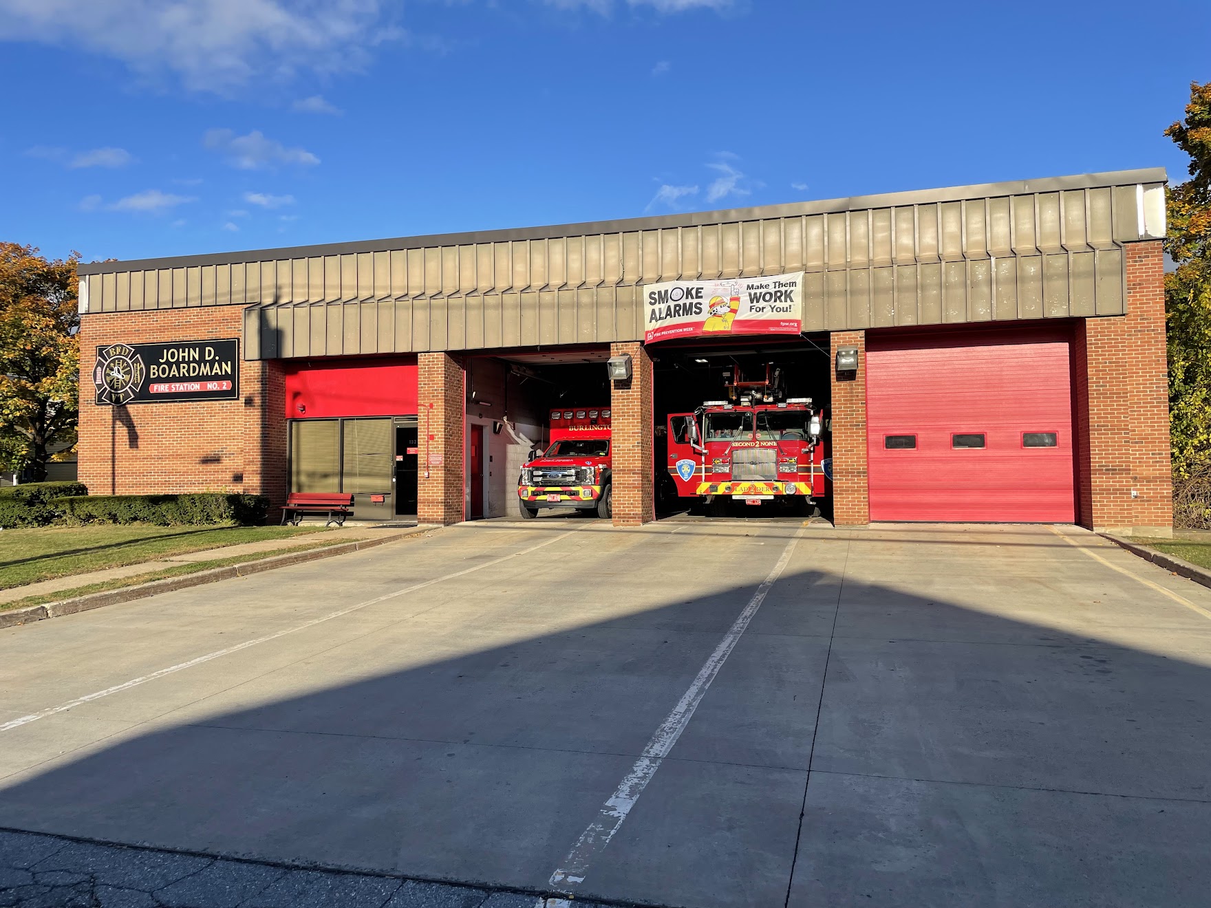 Burlington Fire Station #2 at 132 North Ave, Burlington, Vermont