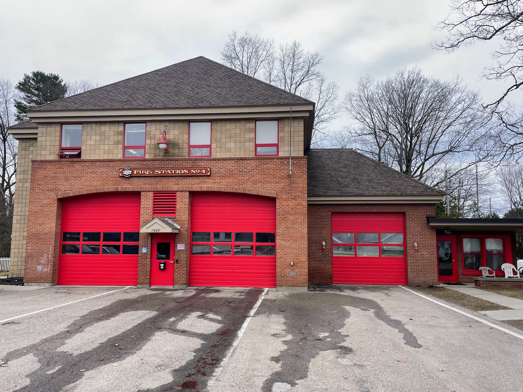 Burlington Fire Station 4 at 1391 North Ave, Burlington, Vermont