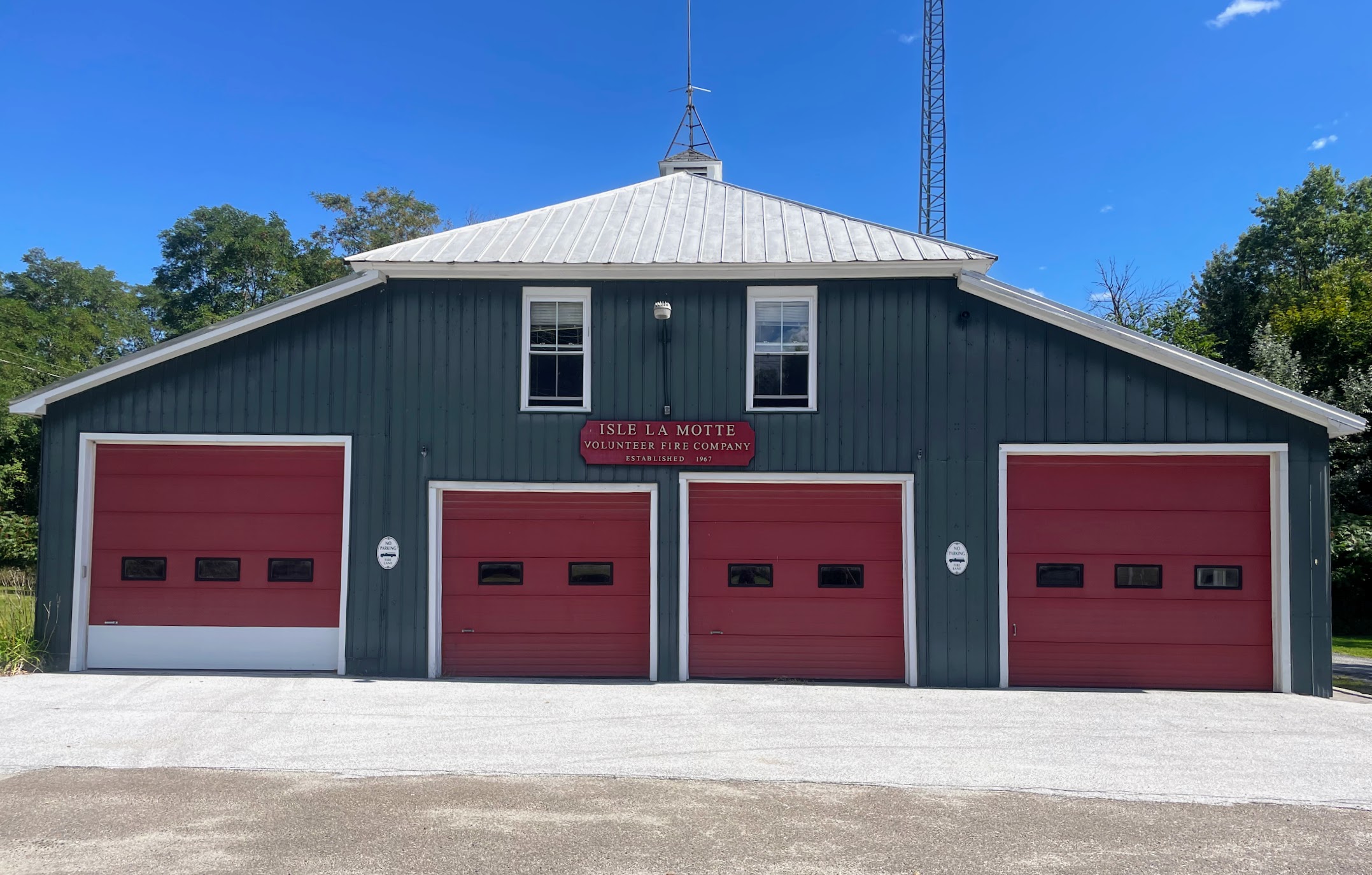 Isle La Motte Fire Department at 2241 Main St, Isle La Motte, Vermont