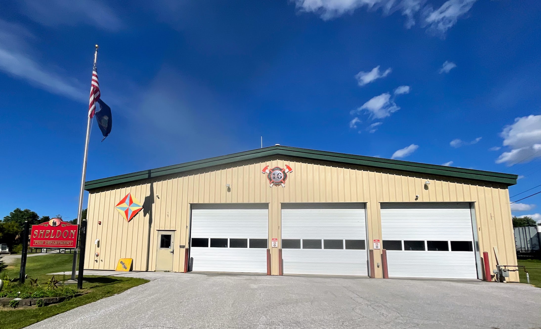 Sheldon Fire Department at 479 Mill St, Sheldon, Vermont