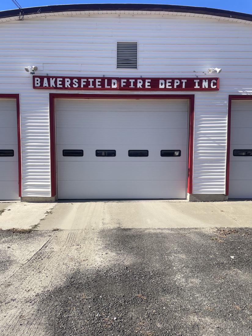 Bakersfield Fire Department Inc at 181 Main St N, Bakersfield, Vermont