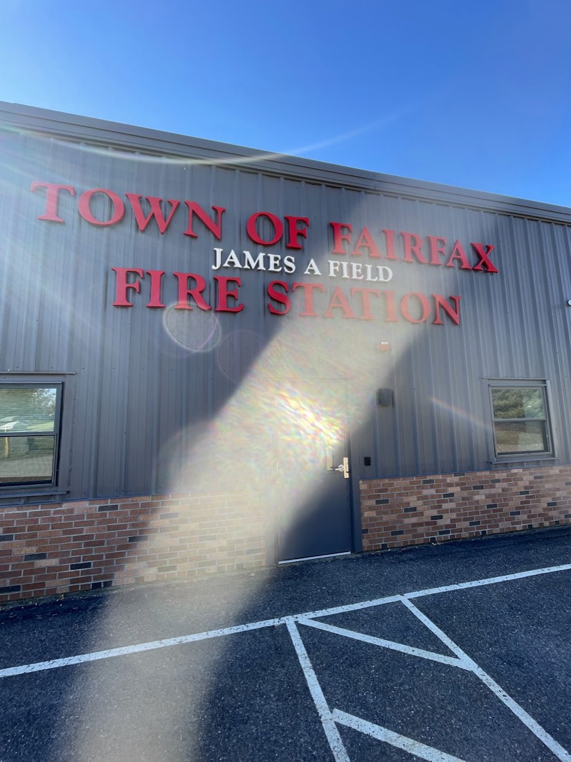 Fairfax James A Field Fire Station at 15 Goodall St, Fairfax, Vermont