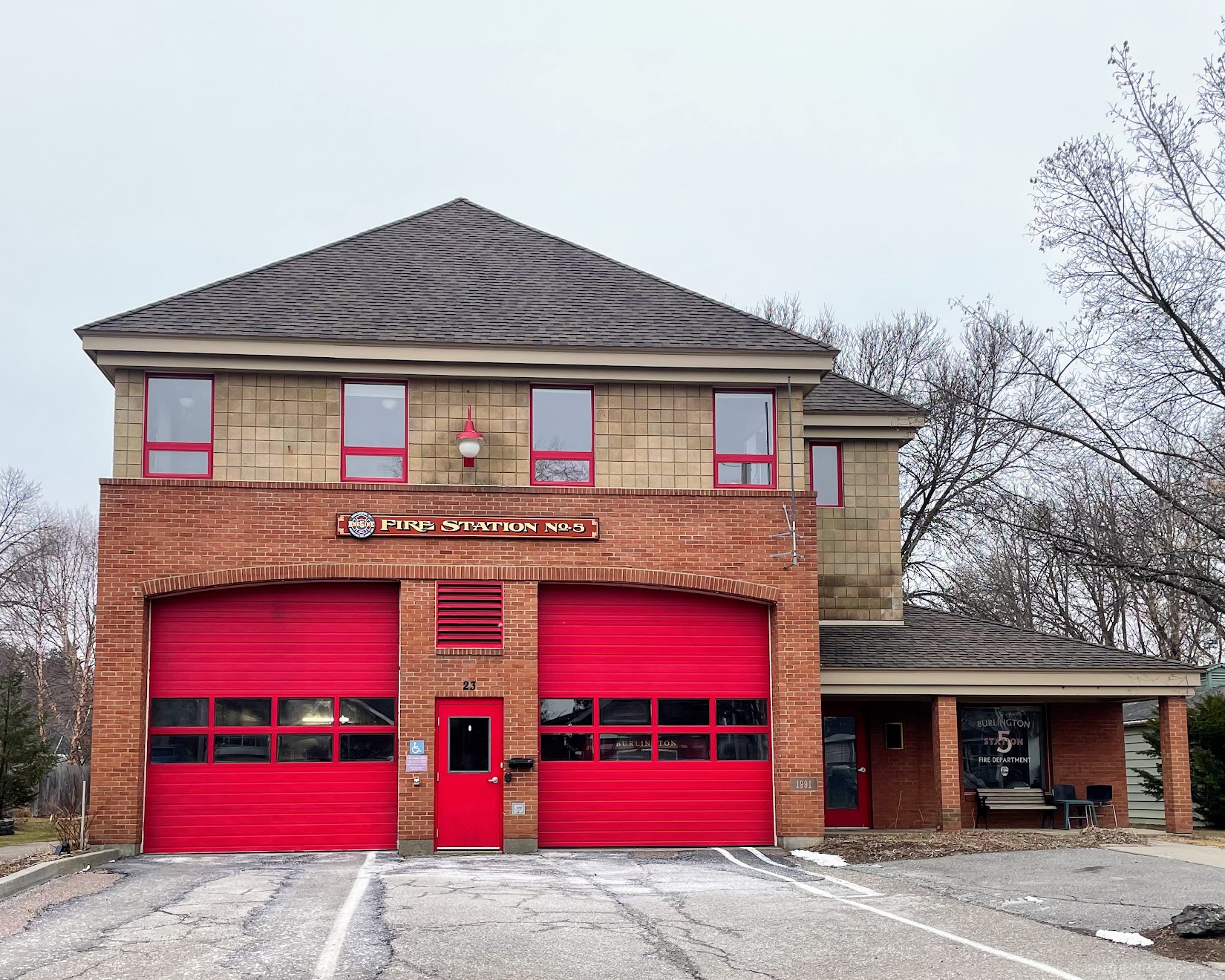 Burlington Fire Station 5 at 23 Ferguson Ave, Burlington, Vermont