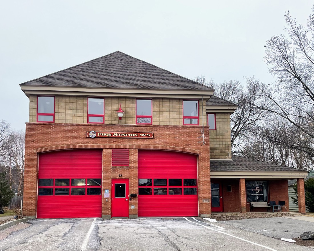 Burlington Fire Station 5 at 23 Ferguson Ave, Burlington, Vermont