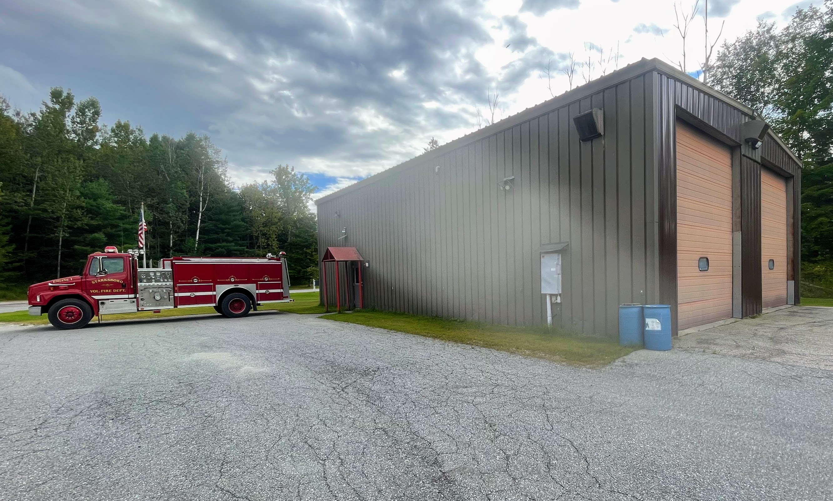 Starksboro Volunteer Fire Department Station 1 at 3902 VT Route 116, Starksboro, Vermont